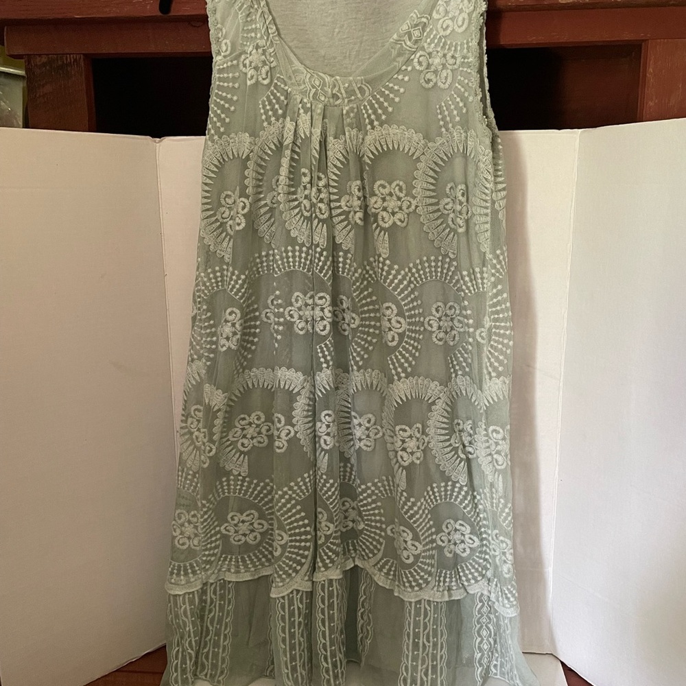 Lace Sleeveless Dress, Elegant, Beautiful